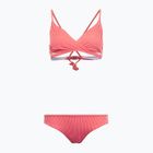 Дамски бански костюм от две части O'Neill Baay Maoi Bikini red simple stripe