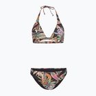 Дамски бански костюм от две части O'Neill Marga Rita Bikini black tropical flower