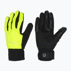 Мъжки ръкавици за колоездене Rogelli Essential Winter Waterproop fluor yellow
