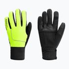 Мъжки ръкавици за колоездене Rogelli Essential Winter Waterproop fluor yellow