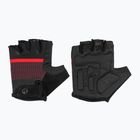 Мъжки ръкавици за колоездене Rogelli Hero II black/red/bordeaux