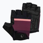 Дамски ръкавици за колоездене Rogelli Impress II burgundy/coral/black