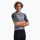 Мъжко колоездачно трико Rogelli Fast grey / turguoise