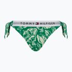 Долнище на бански костюм Tommy Hilfiger Cheeky Side Tie Print vintage tropical olympic green