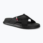 Мъжки джапанки Tommy Hilfiger Comfort Criss Cross Beach Sandal black