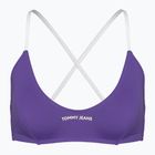 Горнище на бански костюм Tommy Jeans Bralette quantum purple