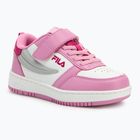Детски обувки FILA Rega Nf Velcro white/moonlite mauve