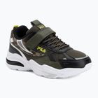 Детски обувки FILA Madrun Velcro olive night