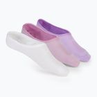 Дамски чорапи SKECHERS Non Terry No Show Liner 3 чифта white/purple