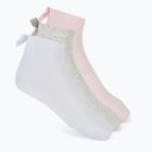Детски чорапи SKECHERS Non Terry Anklet 3 чифта pink