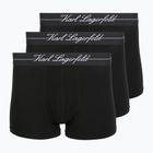 Мъжки боксерки KARL LAGERFELD Hotel Karl Lyocell Trunk 3 чифта black