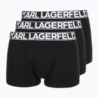 Мъжки боксерки KARL LAGERFELD Bold Elastic Trunk 3 чифта black