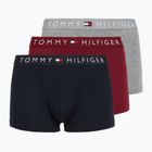 Мъжки боксерки Tommy Hilfiger UM0UM03521 3 чифта пустинно небе/средно сиво, вересия/червено