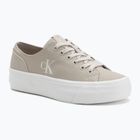 Calvin Klein дамски маратонки YW0YW01763 Vulc Flatform Low Cv MG яйчена черупка/кремаво бяло