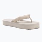 Дамски плажен сандал Calvin Klein YW0YW01723 Flatform Ttxr Сатенени джапанки с тройна черупка