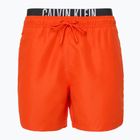 Мъжки шорти за плуване Calvin Klein KM0KM01093 Intense Power Medium Double WB flaming chili