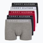 Мъжки боксерки Tommy Hilfiger UM0UM03679 5 чифта бяло/средно червено/пустинно небе/средно ведро/черно