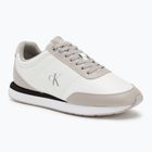 Дамски обувки Calvin Klein YW0YW01942 Retro Runner Lace Up Leather MG bright white/chateau
