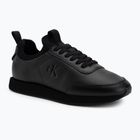 Мъжки обувки Calvin Klein YM0YM01362 Retro Runner Sock Laceup Leather тройно black