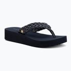 Дамски джапанки Tommy Hilfiger Wedge Cornrow Beach space blue