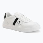 Мъжки обувки Calvin Klein HM0HM02237 Classic Cups Lace Leather EMB Tongue bright white/black