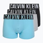 Мъжки боксерки Calvin Klein 000NB3608A Trunk 3 чифта harbor mist/black/chilly blue