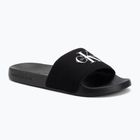 Дамски чехли Calvin Klein YW0YW01967 Monogram Logo 0GM black/bright white