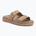 Дамски чехли Tommy Hilfiger Double Strap Sandal Pearl safari canvas pearlised