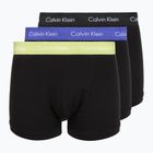 Мъжки боксерки Calvin Klein 0000U2662G Trunk 3 чифта black w green bloom wb/black w da