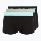 Мъжки боксерки Calvin Klein 0000U2664G Low Rise Trunk 3 pairs black in plume wb/ black in misty sag