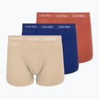 Мъжки боксерки Calvin Klein 0000U2662G Trunk 3 чифта sodalite blue/redwood/white peppe