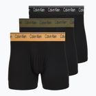 Мъжки боксерки Calvin Klein LV00NB4410 Brief black w/bronze flash wb/black/oliv
