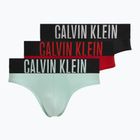 Мъжки слипове Calvin Klein 000NB3610A Hip Brief black/goji berry/aqua blue