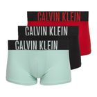 Мъжки боксерки Calvin Klein 000NB3775A Trunk black/goji berry/aqua blue