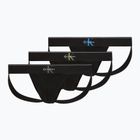 Мъжки слипове Calvin Klein LV00NB4644 Jock Strap black bodies w/ granite gray/poseid