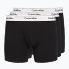 Мъжки боксерки Calvin Klein LV00NB4731 Boxer Brief black w/ silver haze wbs