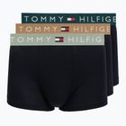 Мъжки боксерки Tommy Hilfiger Trunk WB 3 pack nb//saf canvas/mnty grey/deep spru