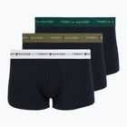 Мъжки боксерки Tommy Hilfiger Trunk WB 3 pack nb//white/orna green/utility olive