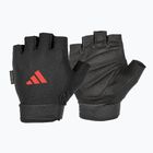 adidas Essential Регулируеми тренировъчни ръкавици черно/червено