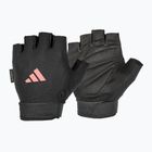 adidas Essential Регулируеми тренировъчни ръкавици черно/розово