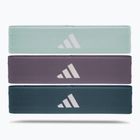 adidas Resistance Band гумен комплект за упражнения 3 бр. зелен/виолетов/син