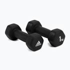 Дъмбел adidas 2х1 кг ADWT-10001