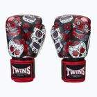 Боксови ръкавици Twins Special Fancy FBGVL3-53 Skull red/black