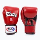 Fairtex Universal Дишащи червени боксови ръкавици