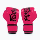 Боксови ръкавици Fairtex Microfiber pink/black