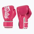 Боксови ръкавици Fairtex Microfiber pink/white