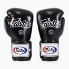 Боксови ръкавици Fairtex Super Sparring - с блокиран палец, черни