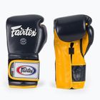 Боксови ръкавици Fairtex Heavy Hitter's Mexican Style blue/yellow