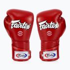 Боксови ръкавици Fairtex Stylish Angular Sparring - Locked Thumb red