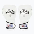 Боксови ръкавици Fairtex Stylish Angular Sparring - Locked Thumb white